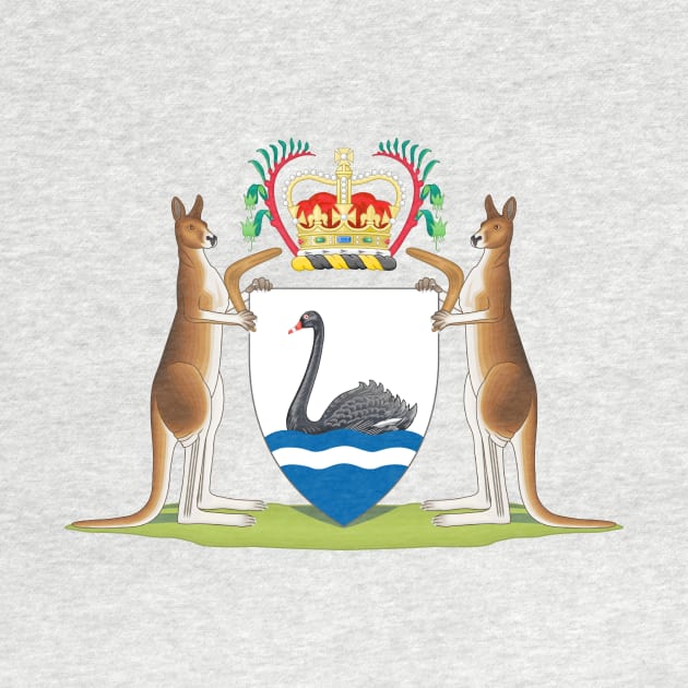 Coat of arms of Western Australia by Wickedcartoons